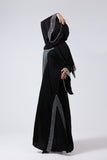 RHINESTONES KIMONO ABAYA