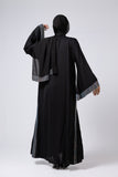 RHINESTONES KIMONO ABAYA
