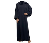 Yasmin Abaya with Attached Hijab - Black